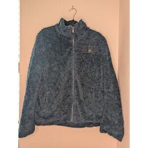 Pendleton Fuzzy Sherpa Zip Jacket Plaid Women L Gorpcore